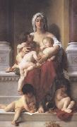 Adolphe William Bouguereau Charity (mk26) France oil painting artist